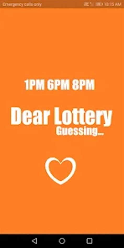 dear lottery guessing app